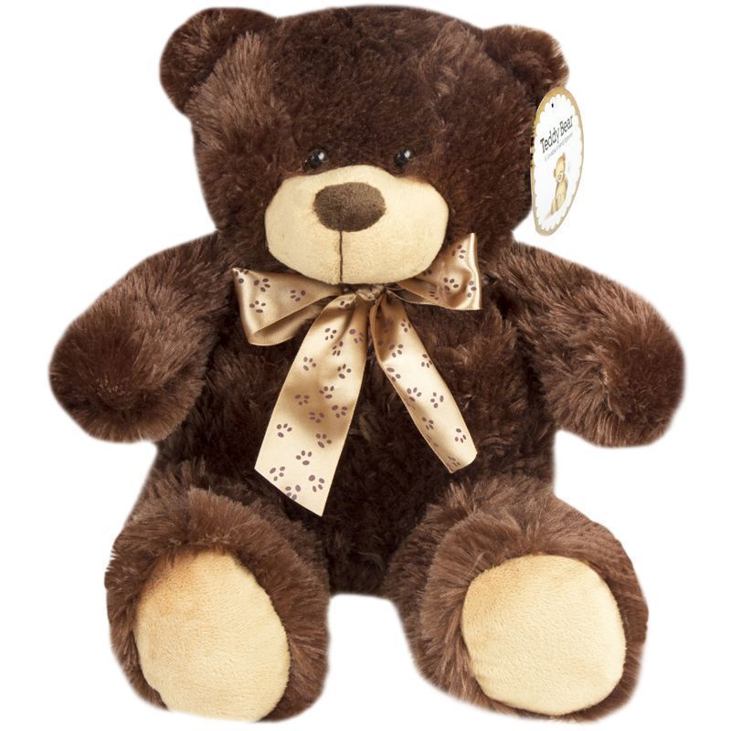 Assorted Plush Teddy (35cm) - Chestnut